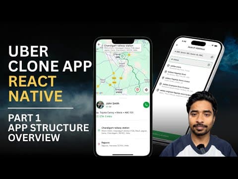 Uber Clone Part 1 | Project Overview &amp; Folder Structure in React Native