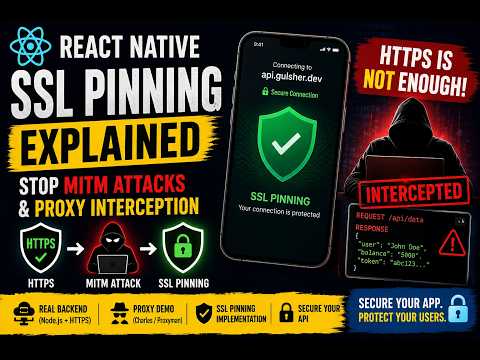 React Native SSL Pinning Explained | Stop MITM Attacks &amp; Proxy Interception