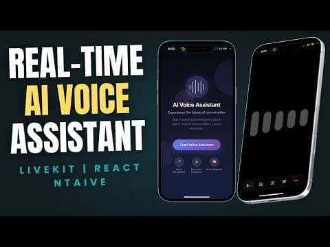 How to Build Real-Time AI Voice Assistant | React Native Expo + LiveKit + Python Backend Tutorial